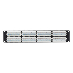 Black Box JPM648A-R2 CAT6 Patch Panel Punchdown - 2U Unshielded 48-Port (2)
