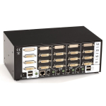 Black Box KV2304A Wizard KVM Switch - Tri-Head DVI-D Dual-Link USB True Emulation Audio 4-Port (1)