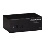 Black Box KV6222H KVM Switch, 2-Port, Dual-Monitor, HDMI 2.0, 4K 60Hz, USB 3.0 Hub, Audio (0)