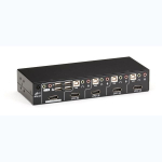 Black Box KV9704A DT Series Desktop KVM Switch - DisplayPort with USB and Audio - 4-Port (1)