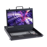 Black Box KVT617A KVM LCD Console Tray 17-in. 1-Rail TP LED USB HDMI DP VGA (0)