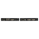Black Box KVXLC-100-R2 KVX KVM Extender Kit Over CATx - Single-Monitor DVI-D USB 2.0 Audio Serial Local Video Out (1)