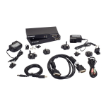 Black Box KVXLC-100-R2 KVX KVM Extender Kit Over CATx - Single-Monitor DVI-D USB 2.0 Audio Serial Local Video Out (2)