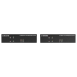 Black Box KVXLCHDPF-200 KVX Series KVM Extender Kit Over Fiber -Dual-Monitor, HDMI/DisplayPort 4K30, USB 2.0, Audio, Serial, Local Video Out, SFP Port (1)