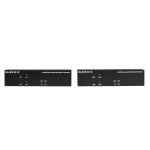 Black Box KVXLCHF-200 KVX Series KVM Extender Kit over Fiber - Dual-Monitor, HDMI 4K30, USB 2.0, Audio, Serial, Local Video Out, SFP Port (1)