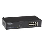 Black Box LGB408A-R2 Gigabit Ethernet (1000 Mbps) Switch, (8) 10/100/1000 Mbps Copper RJ45, Rackmount (0)