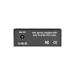 Black Box LGC211A-R2 Gigabit Ethernet (1000-Mbps) Media Converter - 10/100/1000-Mbps Copper to 1000-Mbps Multimode Fiber, 850nm, 0.5km, SC (2)