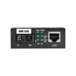Black Box LGC211A-R2 Gigabit Ethernet (1000-Mbps) Media Converter - 10/100/1000-Mbps Copper to 1000-Mbps Multimode Fiber, 850nm, 0.5km, SC (1)
