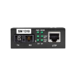 Black Box LGC212A-R2 Gigabit Ethernet (1000-Mbps) Media Converter - 10/100/1000-Mbps Copper to 1000-Mbps Singlemode Fiber, 1310nm, 10km, SC (1)