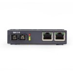 Black Box LGC5212A LGC5200 Series Gigabit Ethernet PoE+ Media Converter - 10/100/1000-Mbps Copper to 100/1000-Mbps Singlemode Fiber, 1310nm, 15km, SC (1)