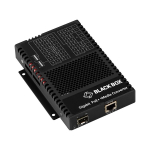 Black Box LGC5600A Gigabit Ethernet (1000 Mbps) PoE++ Media Converter, 10/100/1000 Mbps Copper to 1000 Mbps Fiber SFP (0)