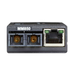 Black Box LHC041A-R4 MultiPower Miniature Fast Ethernet (100-Mbps) Media Converter 10/100-Mbps Copper to 100-Mbps Multimode Fiber 850nm 0.5km SC (1)