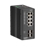 Black Box LIE1014A Gigabit Ethernet (1000 Mbps) Extreme Temperature Managed PoE+ Switch, (8) 10/100/1000 Mbps Copper RJ45, (4) 100/1000 Mbps SFP (0)