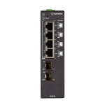 Black Box LIE402A Gigabit Ethernet PoE++ Industrial Network Switch - (4) 10/100/1000-Mbps Copper RJ-45, (2) 100/1000-Mbps SFP, Extreme Temperature (2)