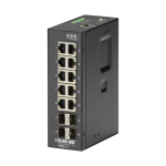Black Box LIG1014A Gigabit Ethernet (1000 Mbps) Extreme Temperature Managed Switch, (10) 10/100/1000 Mbps Copper RJ45, (4) 100/1000 Mbps SFP (0)