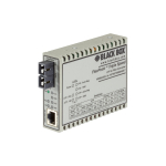 Black Box LMC1017A-MMSC FlexPoint Gigabit Ethernet (1000-Mbps) Media Converter - 10/100/1000-Mbps Copper to 1000-Mbps Multimode Fiber, 850nm, 550m (0)