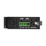 Black Box LMC282A LMC280 Series Fast Ethernet (100-Mbps) Industrial Media Converter - 100-Mbps Copper to 100-Mbps Singlemode Fiber, 1310nm, 30km, SC (1)