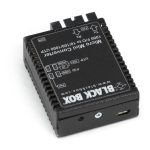 Black Box LMC4004A Micro Mini Gigabit Ethernet (1000-Mbps) Media Converter - 10/100/1000-Mbps Copper to 1000-Mbps Singlemode Fiber, 1310nm, 12km, SC (1)