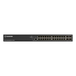 Black Box LPB3028A LPB3000 Series Gigabit Ethernet (1000-Mbps) Managed PoE+ Switch - (24) 10/100/1000-Mbps Copper RJ45 PoE+ (4) 1G/10G SFP+ (1)