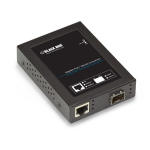 Black Box LPS535A-SFP Gigabit Ethernet (1000 Mbps) PoE+ Media Converter, 10/100/1000 Mbps Copper to 1000 Mbps Fiber SFP (0)