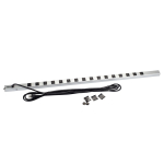 Black Box PS181A-R3 Vertical Rackmount Power Strip - 120VAC 15A 5-15R 16-Outlet 15-ft. NEMA 5-15P Cord (2)