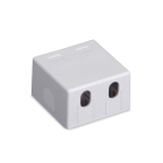Black Box SMH-2 Connect Surface-Mount Housing - 2-Port White (1)