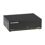 Black Box SS2P-SH-DP-UCAC Secure KVM Switch NIAP 3.0 Certified - 2-Port Single-Monitor DisplayPort 4K30 USB Audio CAC GSA TAA (0)