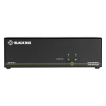 Black Box SS2P-DH-DP-U Secure KVM Switch NIAP 3.0 Certified - Dual-Monitor DisplayPort 4K30 USB HID Audio (3)