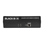 Black Box SW1046A DB9 A/B Switch - Latching Remote Controlled Ethernet RS232 Dry Contact GSA TAA (1)