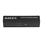 Black Box SW1047A DB9 A/B Switch - Latching Remote Control Dry Contact GSA TAA (1)