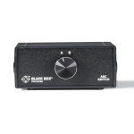 Black Box SWJ-100A 2-to-1 CAT5 Fast Ethernet Manual Desktop Switch - RJ45 (0)