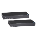 Black Box UVX-DP-TP-100M Video Extender, Display Port, RS-232, Audio, USB 2.0, 4K (0)