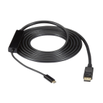 Black Box VA-USBC31-DP12M-010 USB-C Adapter Cable USB-C to DisplayPort Adapter 4K60 DP 1.2 Alt Mode 10-ft. (3.0-m) (0)