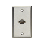 Black Box WP831 AV Wallplate Stainless Steel 1 HDMI Female to Female GSA TAA (0)