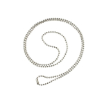 Brady People ID 2125-1500 Nickel-Plated Steel Beaded Neck Chain Length 30" (0)