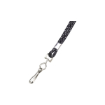 Brady People ID 2135-3021 Black Silver Metallic Lanyard (1)