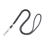 Brady People ID 2135-3021 Black Silver Metallic Lanyard (0)