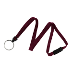 Brady People ID 2137-3667 Maroon 3/8" (10 mm) Breakaway Lanyard with Nickel-Plated Steel Split Ring (0)