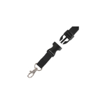 Brady People ID 2138-3621 Black Detachable Breakaway Lanyard (1)