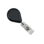 Brady People ID 605-I-BLK Black Premium Badge Reel with Strap and Slide Clip - 25 pcs (0)
