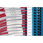 Brady B33-250-2-342 PermaSleeve Heat Shrink Wire and Cable Labels, Single-sided, for B33 Printers - 0.25" Dia x 2", White (1)