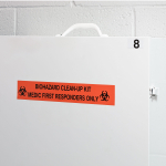 Brady 113152 All Weather Permanent Adhesive Vinyl Label Tape for GlobalMark Printer - 2.25 in W, Orange (1)