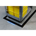 Brady B30C-2250-483YL-KT B30 Series ToughStripe 2.25 in W x 100 ft L Printable Floor Marking Tape, Yellow (1)