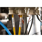 Brady M7-500-175-342-YL PermaSleeve Heat Shrink Wire and Cable Labels for M7 Printers - 0.5" Dia x 1.75", Yellow (1)