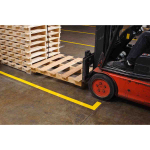 Brady B30C-2250-483YL-KT B30 Series ToughStripe 2.25 in W x 100 ft L Printable Floor Marking Tape, Yellow (3)