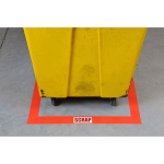 Brady B30C-2250-483YL-KT B30 Series ToughStripe 2.25 in W x 100 ft L Printable Floor Marking Tape, Yellow (4)