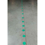 Brady 121039 Vinyl Aisle Marking Dots, Red (2)