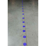 Brady 121039 Vinyl Aisle Marking Dots, Red (3)