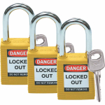 Brady 105888 Nylon Yellow Lockout Padlocks (0)