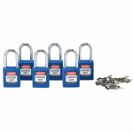 Brady 105891 Nylon Blue Lockout Padlocks (0)
